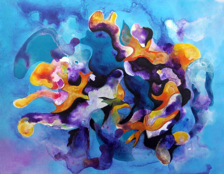 Serie "Natura". Pintura acrílica sobre lienzo, 30,5 x 38,5 cm, 2024.